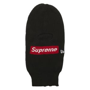 Балаклава с логотипом Supreme x New Era Box, цвет Черный