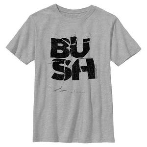 Футболка с графикой Boys 6-20 bush cracked text Licensed Character