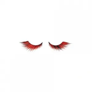 Искусственные ресницы Shophair Crazy Flame Red, 2 шт. с клеем ‎Shophair