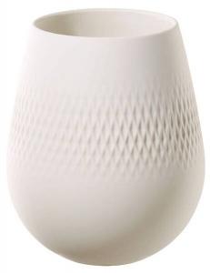 Декоративная ваза Villeroy & Boch Carré Manufacture Collier, 13x14x13 см цвет blanc