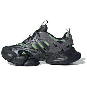 Кроссовки для бега XLG RUNNER DELUXE унисекс с низким верхом серые/зеленые Adidas