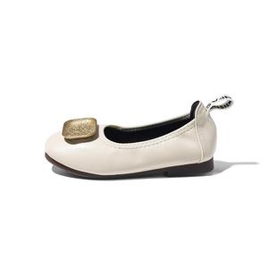 ABC DOUKIDS детские кожаные туфли низкие устойчивые к истиранию ABCdoukids, Apricot