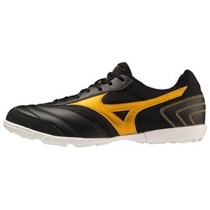 Mizuno Скользоустойчивые износостойкие футбольные бутсы Unisex Black Gold
