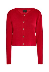 Вязаный кардиган NAEMI, красный