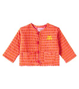 Детская куртка Vichy с утеплителем из хлопковой смеси Bobo Choses, розовый