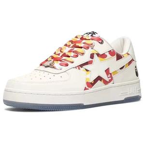 Низкие кроссовки для скейтбординга STA унисекс City Limited A BATHING APE, White Green-Chengdu