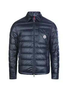 Стеганая куртка mourillon на молнии MONCLER, синий