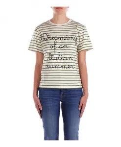 Футболка с логотипом спереди Weekend Max Mara, белый