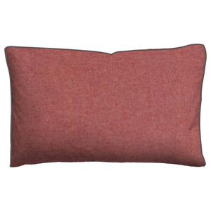 Наволочка из меланжевой фланели Biberna Zordo, хлопок - красный чили - 40 х 80 см