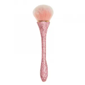 Кисточка для макияжа – нежно-розовая Color Care Crystal, 1 шт.