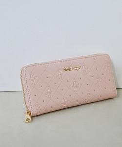 Длинный кошелек с круглой застежкой-молнией PJA-W1071 с тиснением