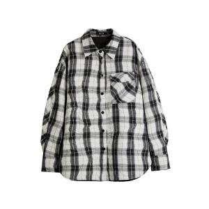 ELLE Рубашка Women's Black White Lapel