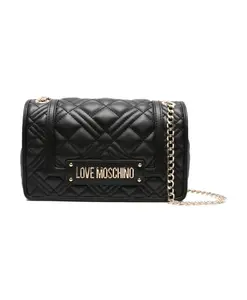 Стеганая сумка через плечо Love Moschino, черный