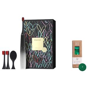 T40 small heart machine электрическая зубная щетка парный набор полностью автоматические для взрослых мужчин и женщин ROAMAN, черный