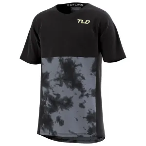 Детская/подростковая велосипедная футболка Skyline с коротким рукавом Troy Lee Designs, Charcoal