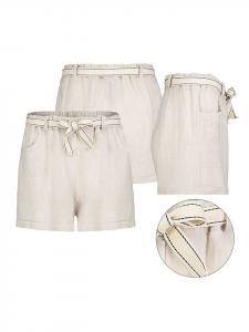 Тканевые шорты Eight2Nine, бежевый