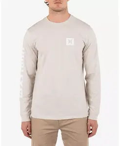 Мужская футболка Icon Tee с длинным рукавом Hurley, зеленый