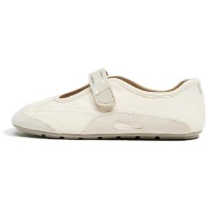 ZARA Плоские туфли Mary Jane для женщин светло-бежевый желтый