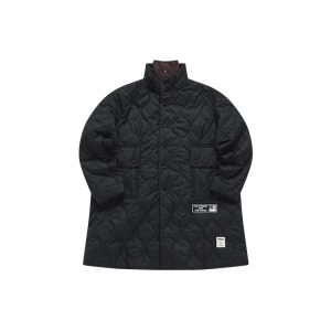 Коллекция коллаборации Mihara Yasuhiro X MIHARA YASUHIRO Parka Coat Men Jet Black Fila, черный