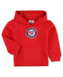 Толстовка с капюшоном из флиса с логотипом основной команды Washington Nationals для мальчиков и девочек Outerstuff