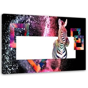 Картина Feeby Zebra Tier für Kinder Abstrakt, красочный