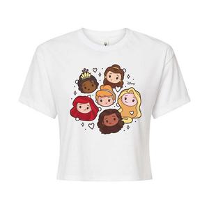 Укороченная футболка Disney Princess для детей, белый