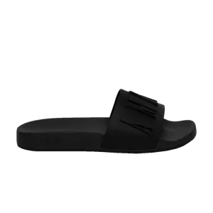 Кроссовки Amiri Logo Pool Slide Black, черный
