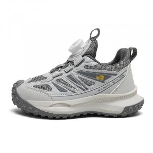 Детские баскетбольные кроссовки с низким верхом, амортизирующие, устойчивые к истиранию, дышащие, противоскользящие Mulinsen, серый