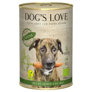 Корм для собак с зеленью Dog´S Love, 6 x 400 г