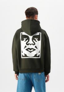Толстовка Obey Clothing BOLD ICON EXTRA HEAVY HOOD, Roisin/Dark Brown