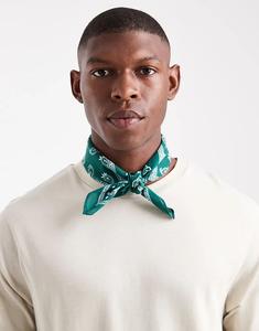 Темно-зеленая бандана с принтом пейсли от ASOS DESIGN