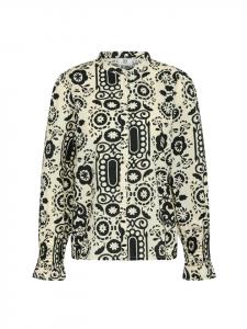 Noa Noa Футболка AnnieNN с принтом, цвет кремовый/черный