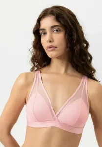 Серия стихов, почти прозрачный треугольный бюстгальтер Mey, Pink Nectar