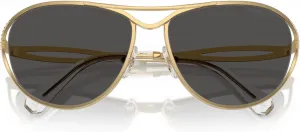 Женские солнцезащитные очки-авиаторы Swarovski Sk7028, Gold/Dark Grey