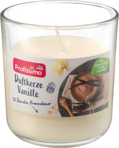 Ароматическая свеча в стакане ваниль 1 шт. Profissimo