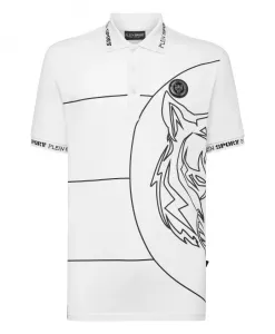 Рубашка поло SS Tiger Plein Sport, белый