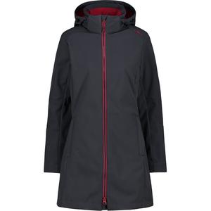 Функциональная куртка с капюшоном, софтшелловое пальто Cmp, серый