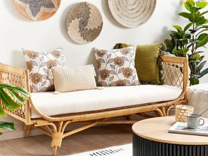 Декоративные подушки набор из 2-х штук Beliani, экрю