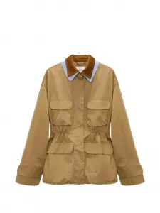 Пиджак с накладными карманами Dorothee Schumacher, бежевый