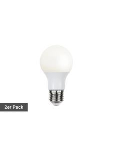 STAR Trading Светодиодная лампочка «Opaque Basic», комплект из 2 штук, цоколь E27, 6,5 Вт, 470 лм, молочно-белая