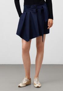 Юбка ADOLFO DOMINGUEZ Pleated skirt, Navy Blue/Blue
