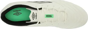 Мужские футбольные бутсы Umbro Tocco 3 Club FG, белый/черный/зеленый