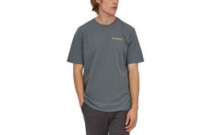 Футболка Patagonia с рукавом дроп-шиплоудер, цвет плюм грей