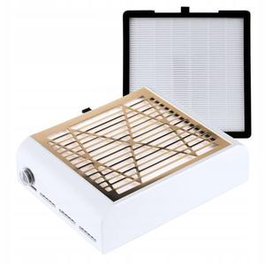 Профессиональный кассетный пылесборник для ногтей Momo J23 40 Вт, белое золото Activshop