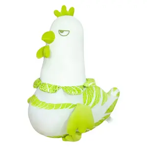 Brangdy Креативная необычная белая капустная курочка плюшевая кукла 50см/60см высота