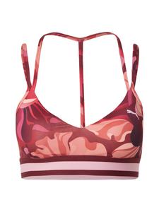 Спортивный бюстгальтер-бралетт PUMA, Wine Red/Carmine Red/Pastel Red