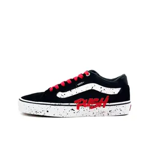 Vans Faulkner Fantasy Graffiti устойчивые к истиранию баланс низкие кроссовки для скейтбординга unisex черный красный