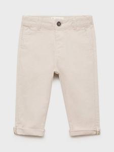 Детские брюки чинос Mango, Natural White