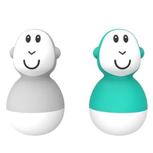 Обезьяна из спичек - 2 плавающие кивающие обезьянки, серая и зеленая - игрушка для ванной Matchstick Monkey