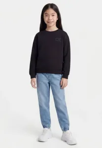 Свободная толстовка унисекс с круглым вырезом Calvin Klein Jeans, Black